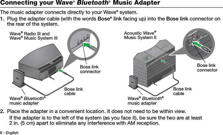 Bose wave music system iv user manual